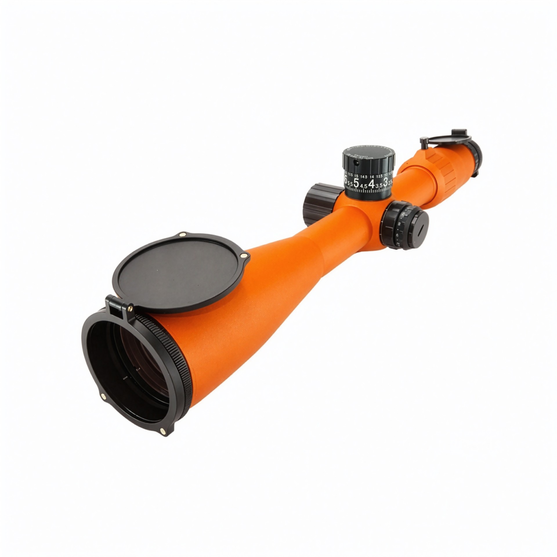 Falcon Optics Hunter Orange Cerakote X60i Ultra X60iA 10-60x56i ED SFP IR ECDi 0.125MOA 34mm Rifle Scope
