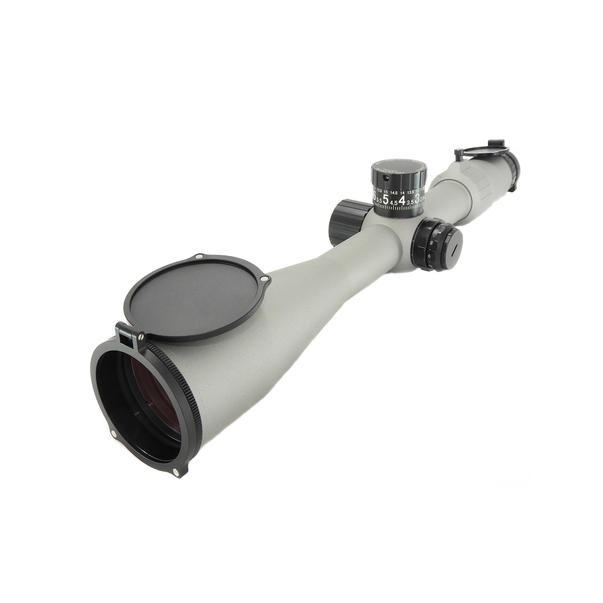 Falcon Optics Titanium Cerakote X60i Ultra X60iA 10-60x56i ED SFP IR ECDi 0.125MOA 34mm Rifle Scope