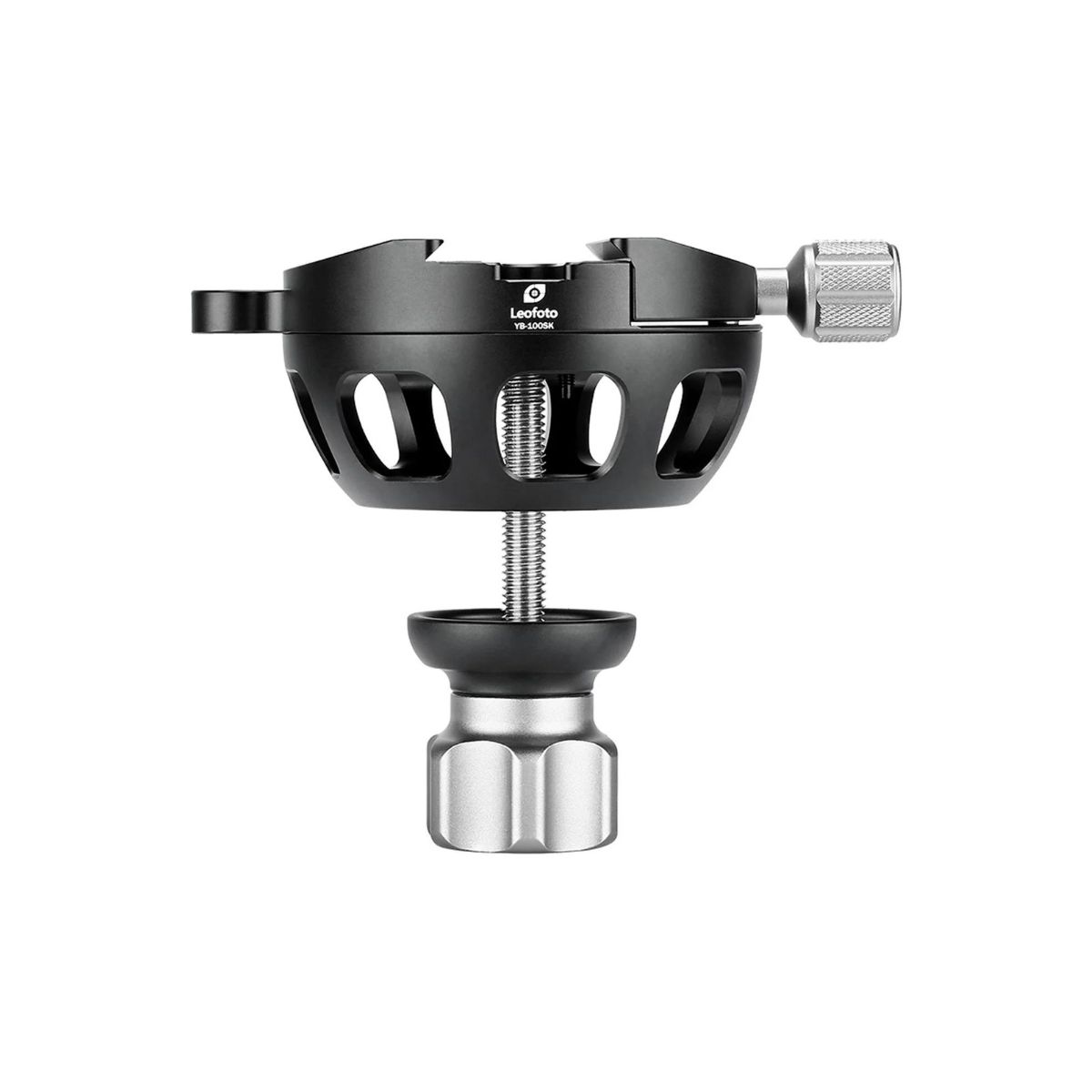 Leofoto YB-100LK 100mm x 148mm 3/8 inch Thread Long Handle Levelling Base with Platform and Hook