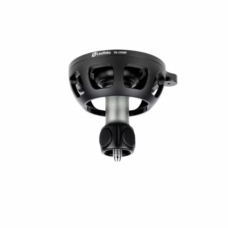 Leofoto YB-100MP Summit 100mm x 100mm 3/8 inch Thread Medium Handle Levelling Base with Platform