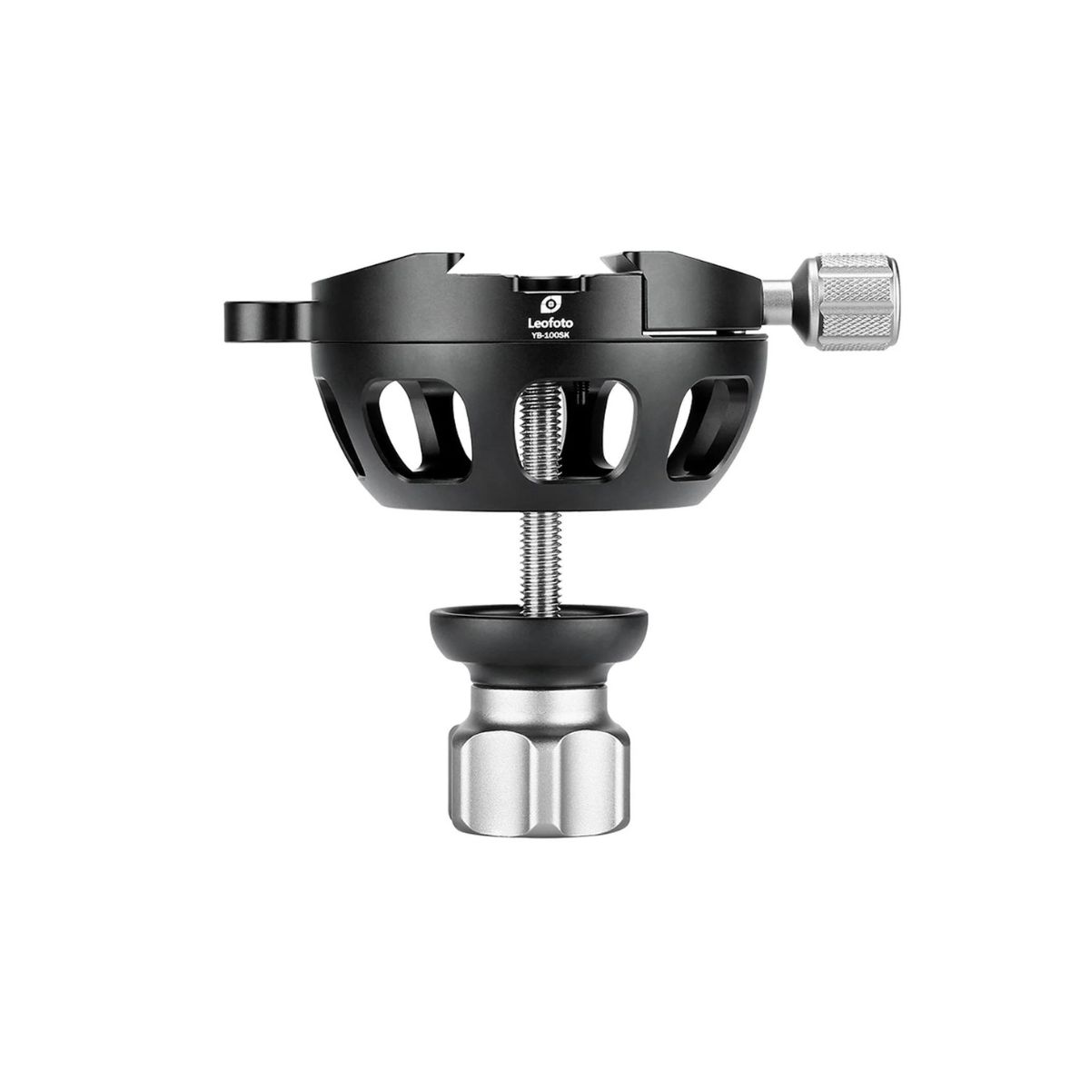 Leofoto YB-100SK 100mm x 111mm 3/8 inch Thread Short Handle Levelling Base with Platform