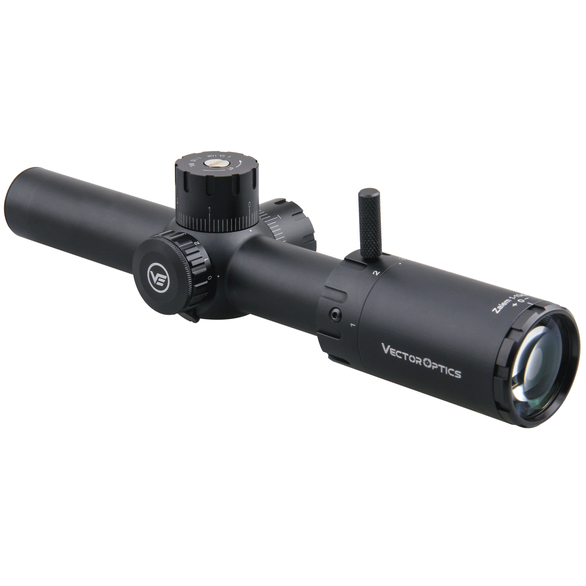 Vector Zalem 1-10x24 SFP 0.1 MRAD Illuminated VET-10BDC Rifle Scope