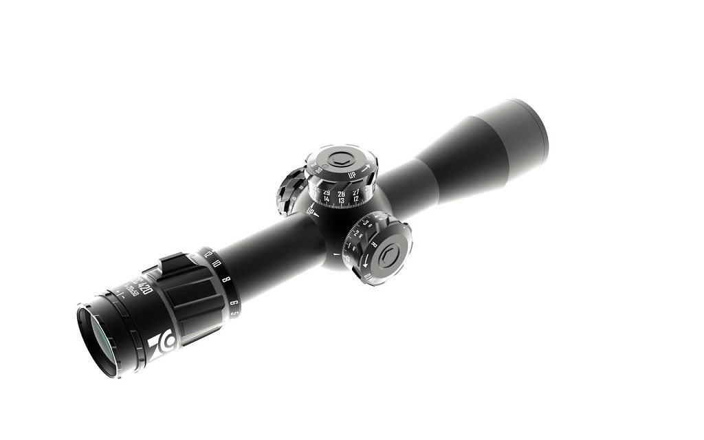 Zero Compromise Optic (ZCO) ZC420 4-20X50 FFP Illuminated 0.1 MIL MPCT1 Rifle Scope (+ZCO 2pc Rings)
