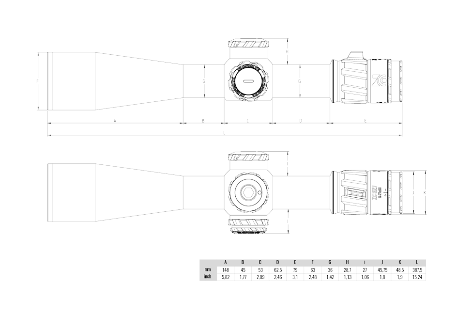 Zero Compromise Optic (ZCO) ZC527 5-27x56 FFP MIL MPCT2 CCW Rifle Scope FDE (Tan)