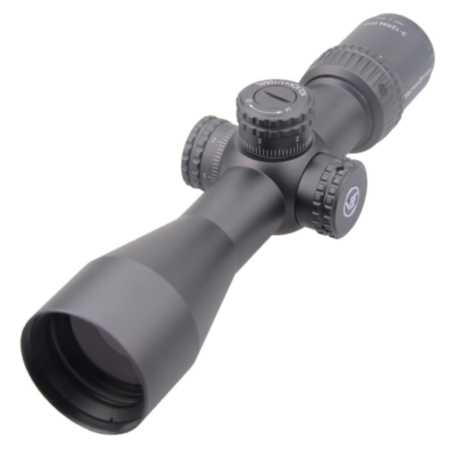 Vector Optics Veyron 3-12x44 FFP MPR-MPR 0.1 MRAD Locking Turrets Side Focus Super Compact 30mm Rifle Scope - Free Weaver/Picatinny and 9-11mm Mounts Included