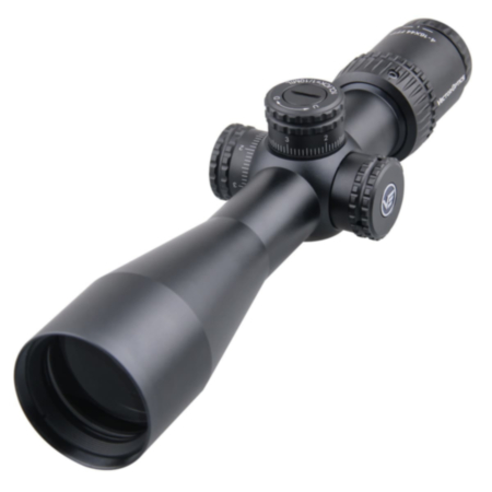Vector Optics Veyron 4-16x44 FFP MPR-4 0.1 MRAD Locking Turret Super Compact Side Focus 30mm Rifle Scope - Free Weaver/Picatinny and 9-11mm Mounts Included