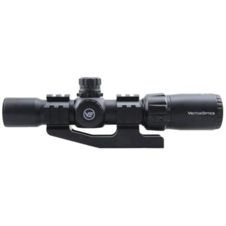 Vector Optics Mustang 1-4x30 1/2 MOA Chevron SFP 30mm  Rifle Scope