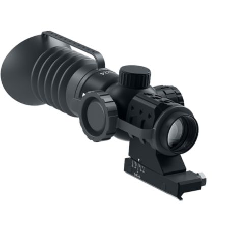 Immersive Optics 5x24 Mildot RAPID w/MOA ADJ MOUNTS Prism Rifle Scope