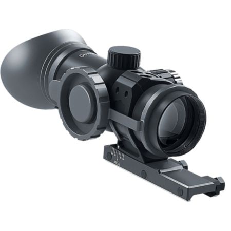 Immersive Optics 10x40 MILDOT w/MOA ADJ MOUNTS Prism Rifle Scope