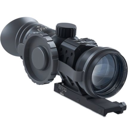 Immersive Optics 14x50 Mildot w/MOA ADJ MOUNTS Prism Rifle Scope