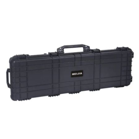 Meijia Large Heavy Duty Wheeled Hard Rifle Case with Eggshell Foam - 127x34cm - TSA Approved