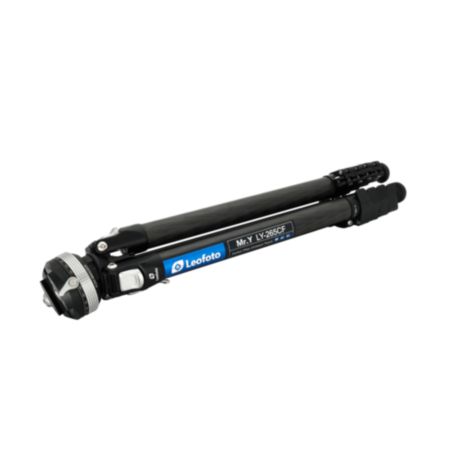 Preowned Leofoto BLACK MR.Y LY-265CF 10 Layer Carbon Y Shaped Centre Inverted Ball and Gear Locking System Tripod with - Max Load 7kg, Min 120 mm to Max 1580mm - PO1276