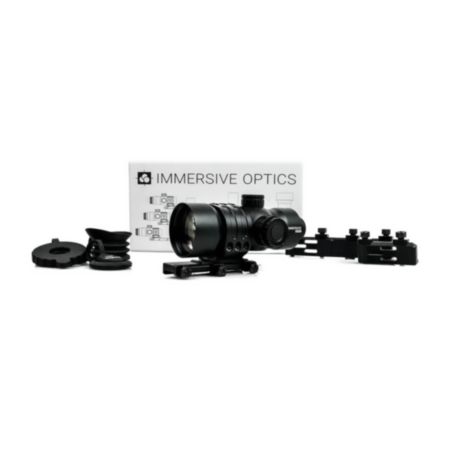 Preowned Immersive Optics 14x50 Prismatic Scope MilDot with MOA Adjustable Extended Mounts - PO552