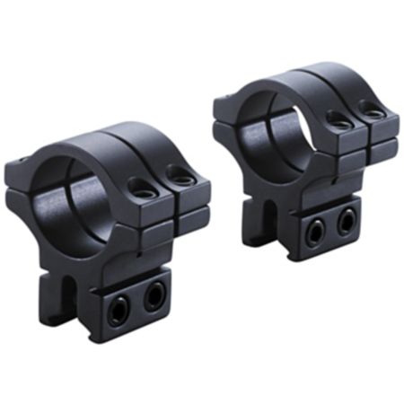 **OPEN BOX RETURN** BKL-263 1" Long Double Strap Dovetail Rings Black - OBR24