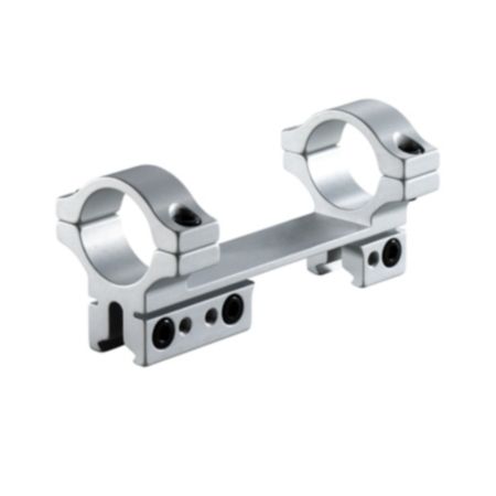 BKL-261 1 inch 1 Piece 4' Long Bolt Action Rimfire Dovetail Scope Mount - Silver