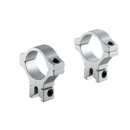 BKL 303 30mm 2 pc single strap low dovetail scope rings SILVER