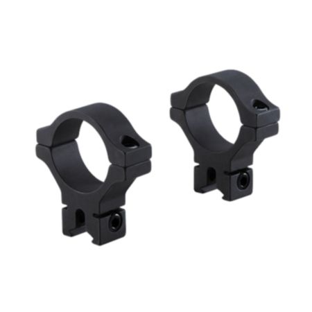 BKL-303 30mm 2pc Single Strap Low Dovetail Scope Rings - Matte Black