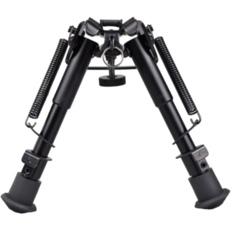 T-Eagle HDLG-6 Aluminium 6-9 Inch Smooth-Leg Bipod with Picatinny Mount
