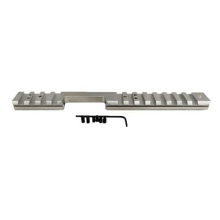 Britannia Rails CZ 455 11mm Dovetail Forward Extended Length Aluminium Silver Picatinny Rail