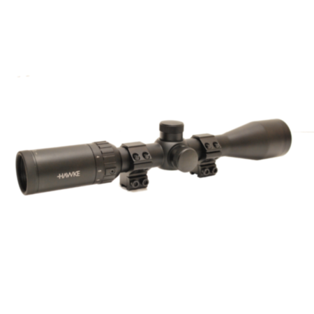 Hawke Fast Mount 3-9x50 SFP Non-IR 1/4 MOA Mildot Rifle Scope (incl. Mounts)