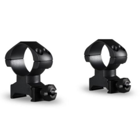 Hawke 1" Steel Precision Weaver/Picatinny Rifle Scope Mount Rings - HIGH Optics Warehouse 