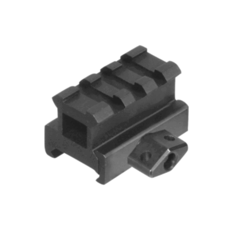 UTG 3-Slot Picatinny Riser Mount, 0.83" Saddle Height, 1.58" Length