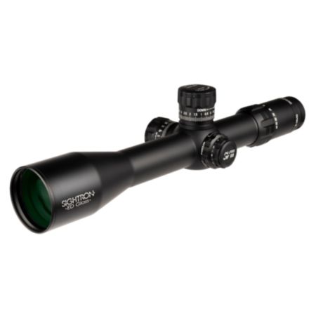 Sightron SVIII ED 5-40x56 FFP Zero Stop 0.1 Mrad Illuminated LRM Rifle Scope (+FREE 40mm Rings)