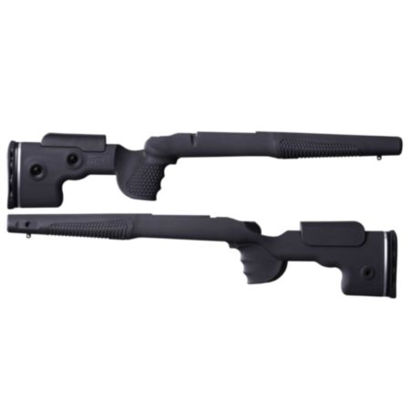 GRS Adjustable Fenris Composite Stock suited to Short Action Bergara B14 HMR - Stealth Grey