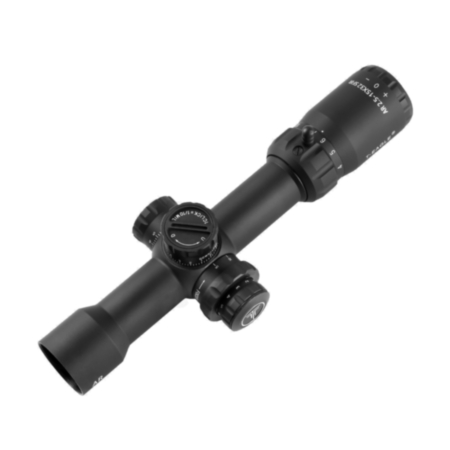 T-Eagle AR 2.5-15X32 Illuminated SFP MIL 0.1 MRAD SF 30mm Rifle Scope with Free 9-11mm Dovetail Rings