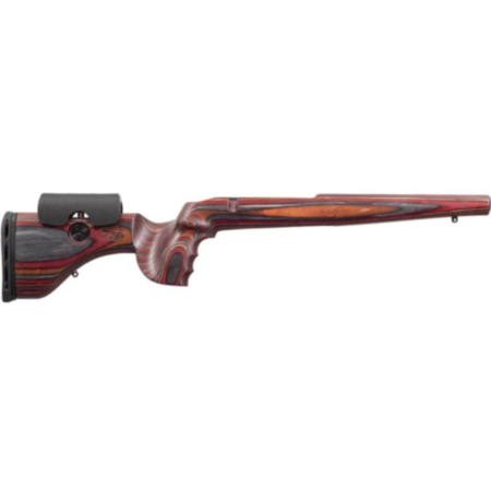 GRS Adjustable Hunter Light Stock suited to Short Action Rem 700 / Bergara B14 R/H - Royal Jacaranda Laminate